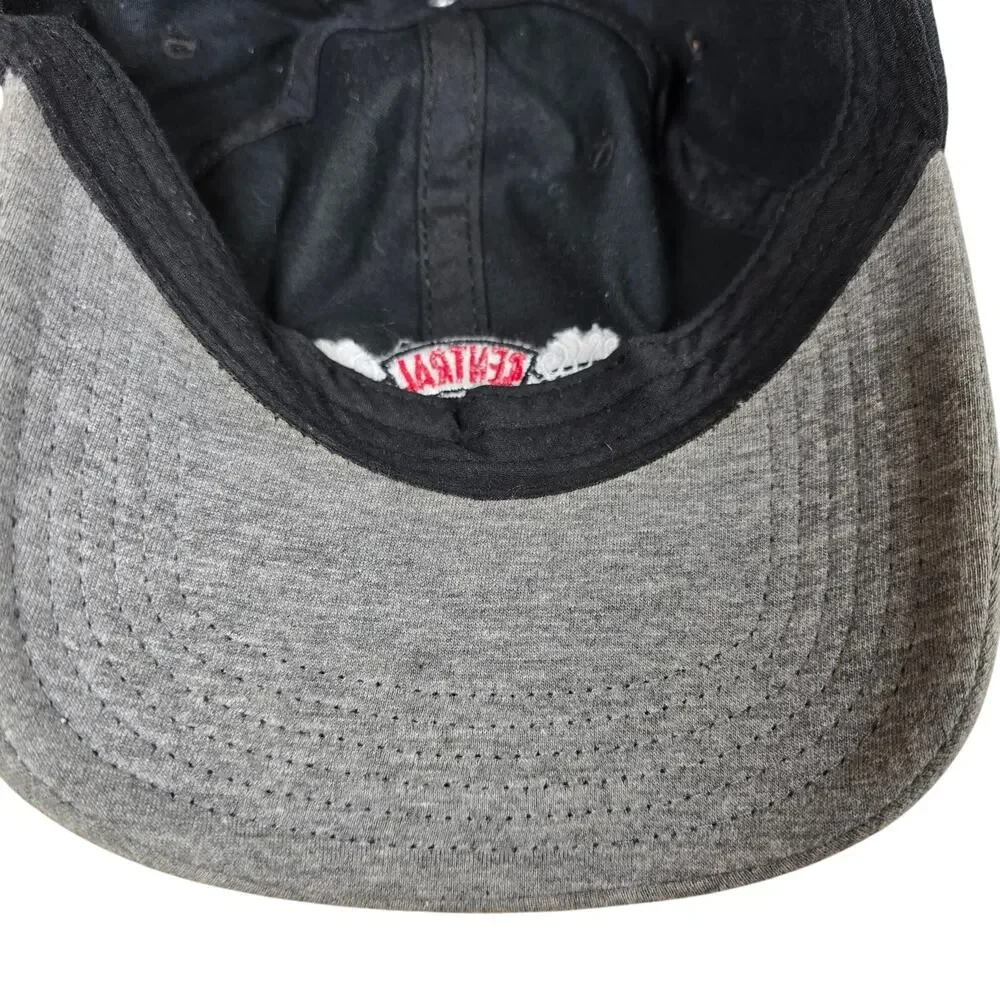 Friends Central Perk Spellout Logo Baseball Hat Cap Black Gray Adjustable Strap